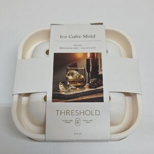 Threshold Cream Silicone Ice Cube Tray
